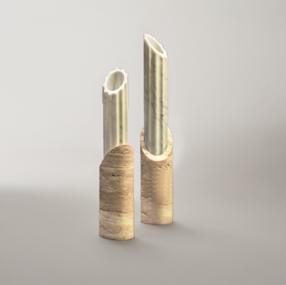 Decor pieces with hollow interiors