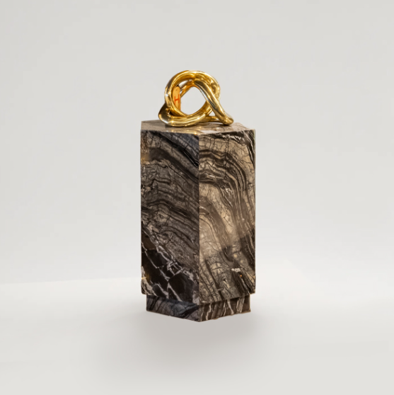 Hexagon marble table