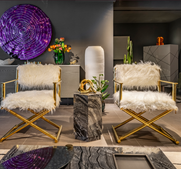 Hexagon marble table