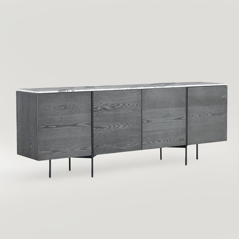 Hoary wall console